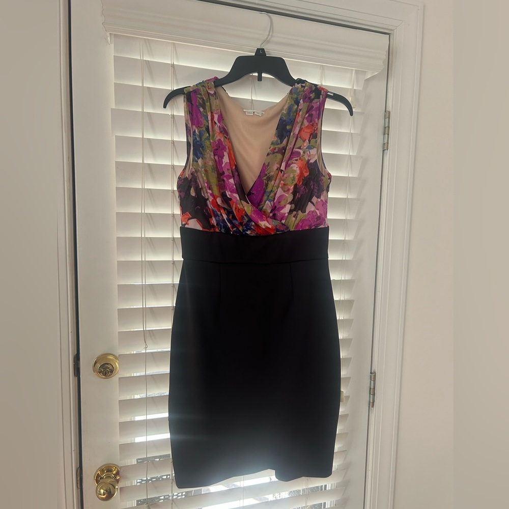 Floral Multicolor Sleeveless Dress